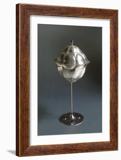 Silver Goblet with Silver Cover and Semiprecious Stones-Koloman Moser-Framed Giclee Print