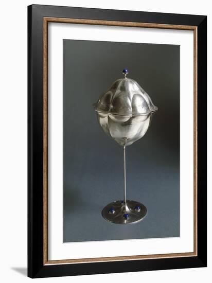 Silver Goblet with Silver Cover and Semiprecious Stones-Koloman Moser-Framed Giclee Print