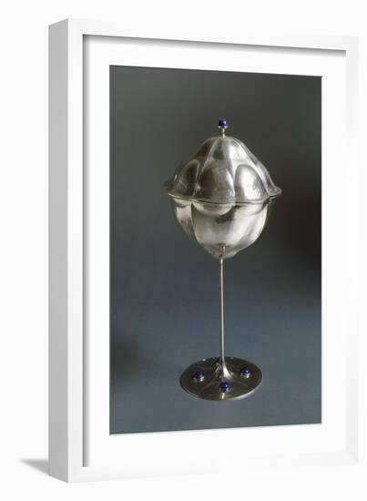 Silver Goblet with Silver Cover and Semiprecious Stones-Koloman Moser-Framed Giclee Print