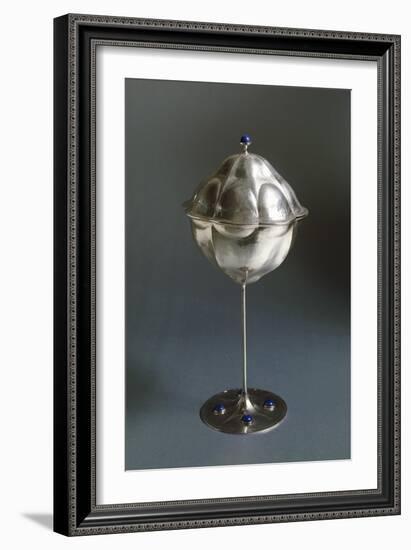 Silver Goblet with Silver Cover and Semiprecious Stones-Koloman Moser-Framed Giclee Print