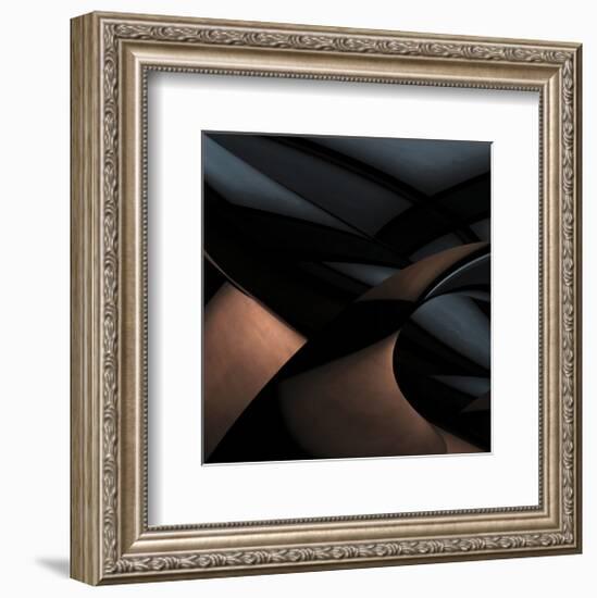 Silver Gold-null-Framed Art Print