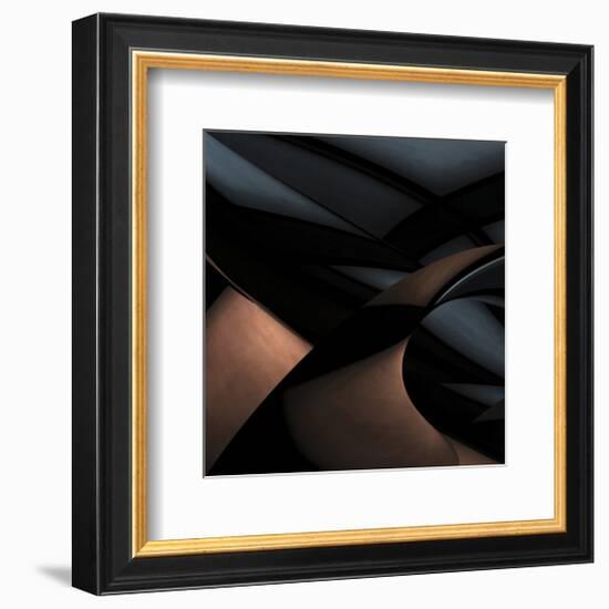 Silver Gold-null-Framed Art Print