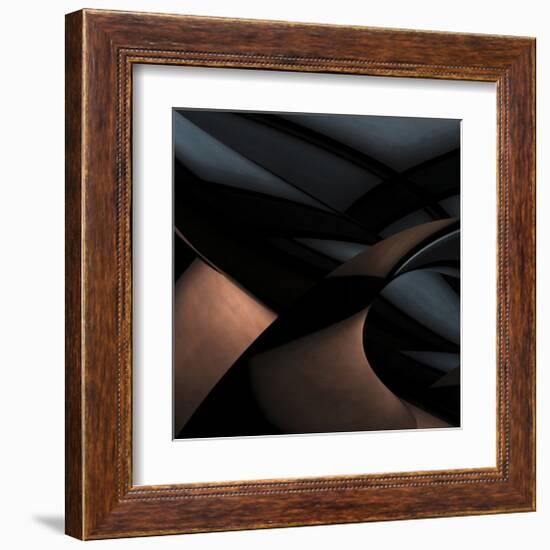 Silver Gold-null-Framed Art Print