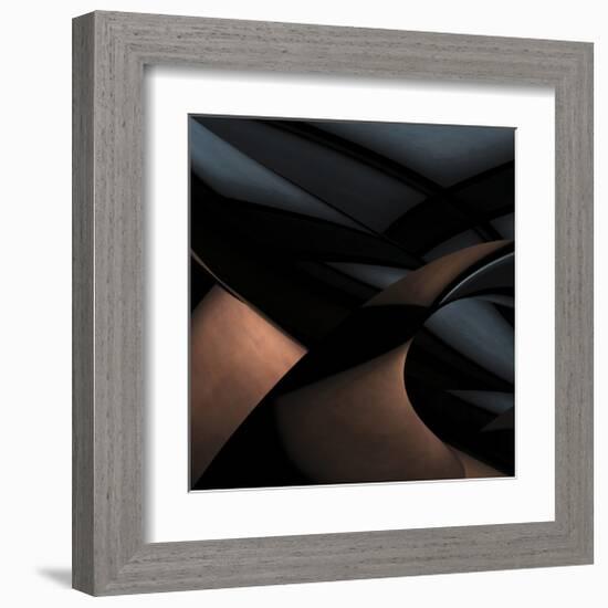 Silver Gold-null-Framed Art Print