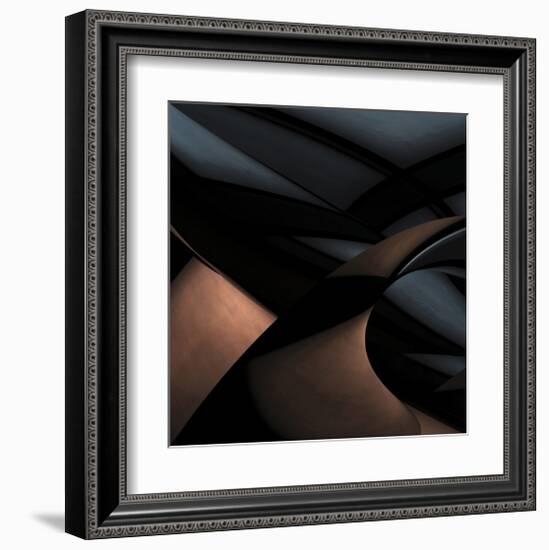 Silver Gold-null-Framed Art Print