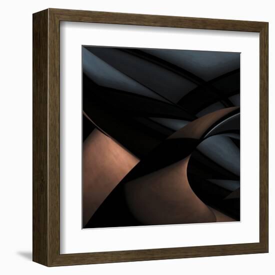 Silver Gold-null-Framed Art Print