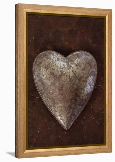 Silver Heart-Den Reader-Framed Premier Image Canvas