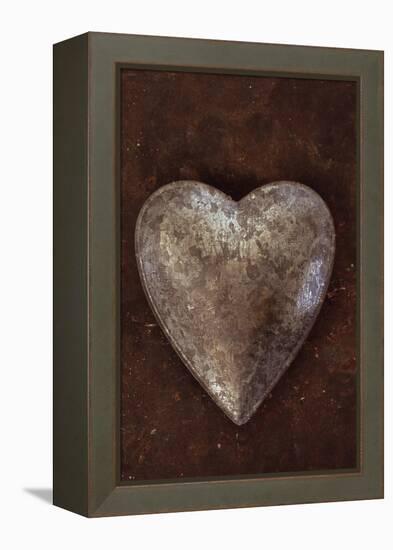 Silver Heart-Den Reader-Framed Premier Image Canvas