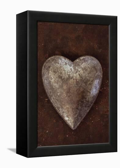 Silver Heart-Den Reader-Framed Premier Image Canvas