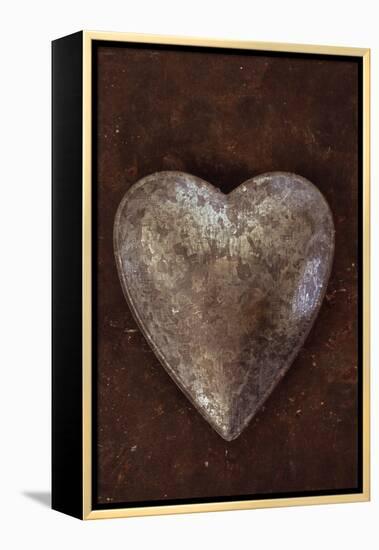 Silver Heart-Den Reader-Framed Premier Image Canvas