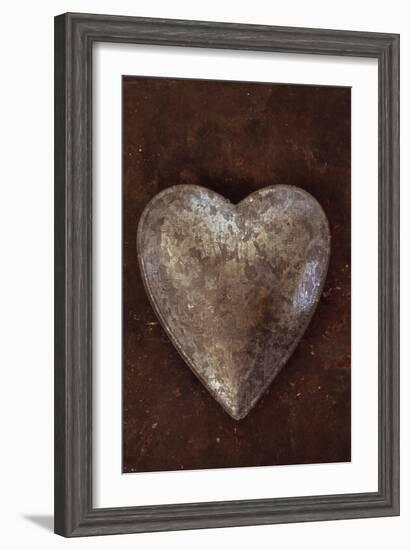 Silver Heart-Den Reader-Framed Photographic Print