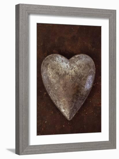 Silver Heart-Den Reader-Framed Photographic Print