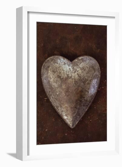 Silver Heart-Den Reader-Framed Photographic Print