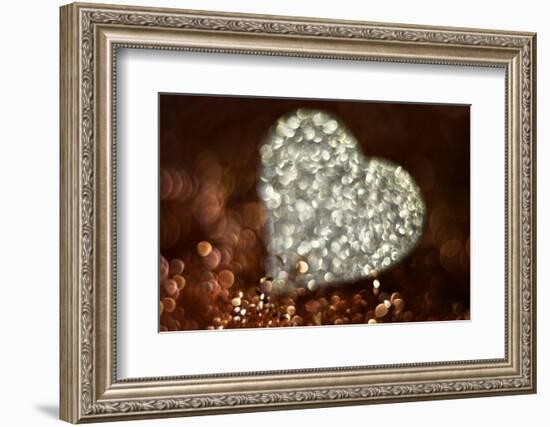 Silver heart-Heidi Westum-Framed Photographic Print