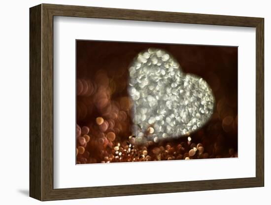 Silver heart-Heidi Westum-Framed Photographic Print