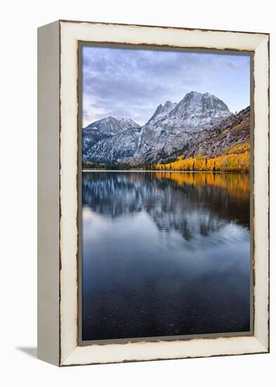 Silver Lake in Reflection in Autumn, Eastern Sierras, California-Vincent James-Framed Premier Image Canvas