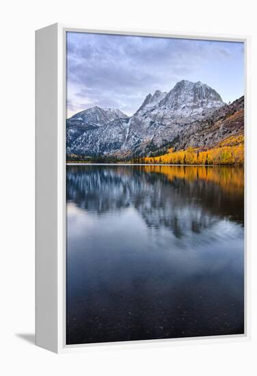 Silver Lake in Reflection in Autumn, Eastern Sierras, California-Vincent James-Framed Premier Image Canvas