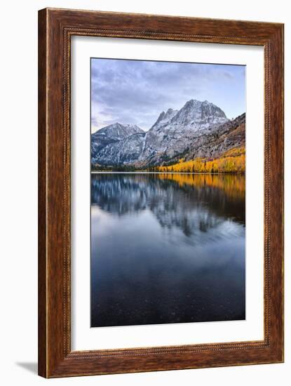 Silver Lake in Reflection in Autumn, Eastern Sierras, California-Vincent James-Framed Photographic Print