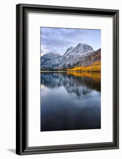 Silver Lake in Reflection in Autumn, Eastern Sierras, California-Vincent James-Framed Photographic Print