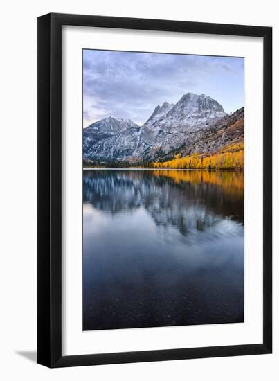 Silver Lake in Reflection in Autumn, Eastern Sierras, California-Vincent James-Framed Photographic Print