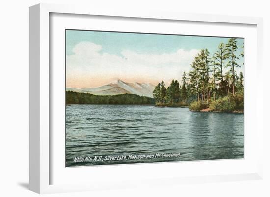 Silver Lake, Madison, New Hampshire-null-Framed Art Print