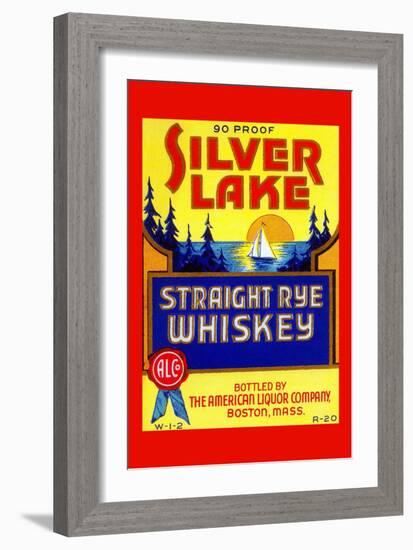 Silver Lake Straight Rye Whiskey-null-Framed Art Print