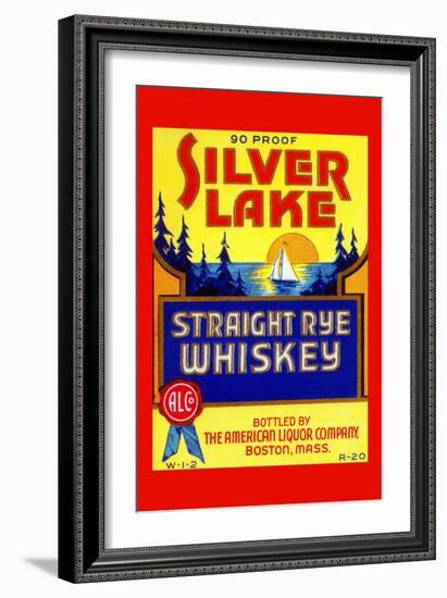 Silver Lake Straight Rye Whiskey-null-Framed Art Print