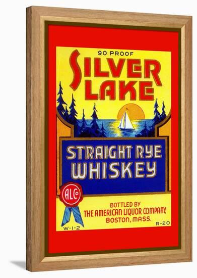 Silver Lake Straight Rye Whiskey-null-Framed Stretched Canvas