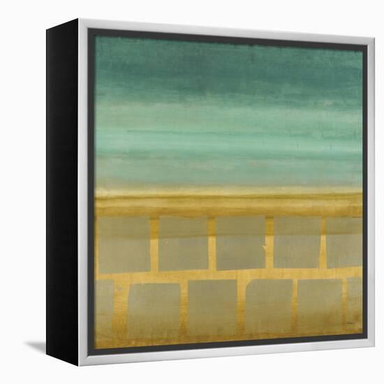 Silver-Leafed Horizon-Randy Hibberd-Framed Stretched Canvas