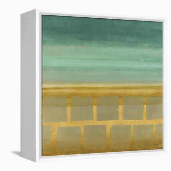 Silver-Leafed Horizon-Randy Hibberd-Framed Stretched Canvas