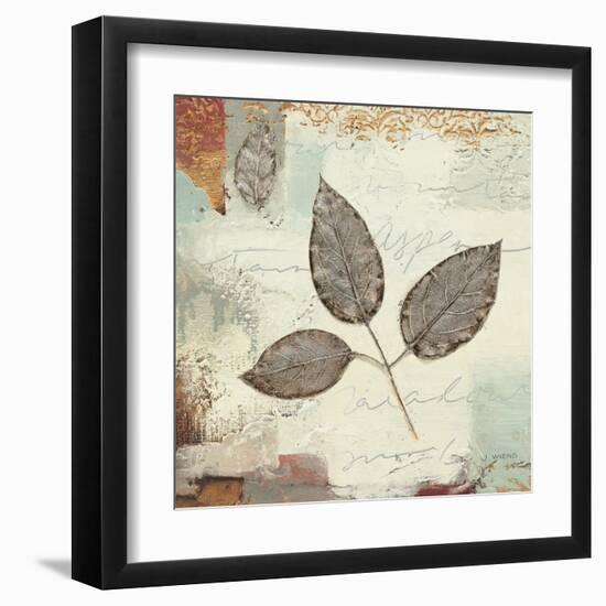 Silver Leaves II-James Wiens-Framed Art Print