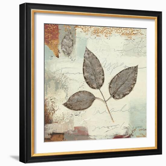 Silver Leaves II-James Wiens-Framed Premium Giclee Print
