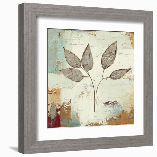 Silver Leaves III-James Wiens-Framed Art Print