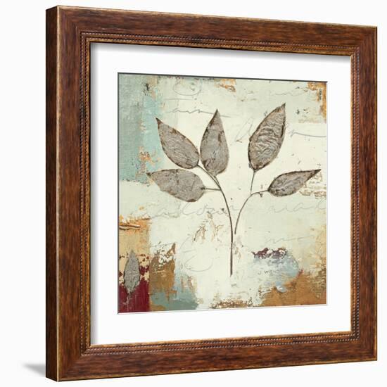 Silver Leaves III-James Wiens-Framed Art Print