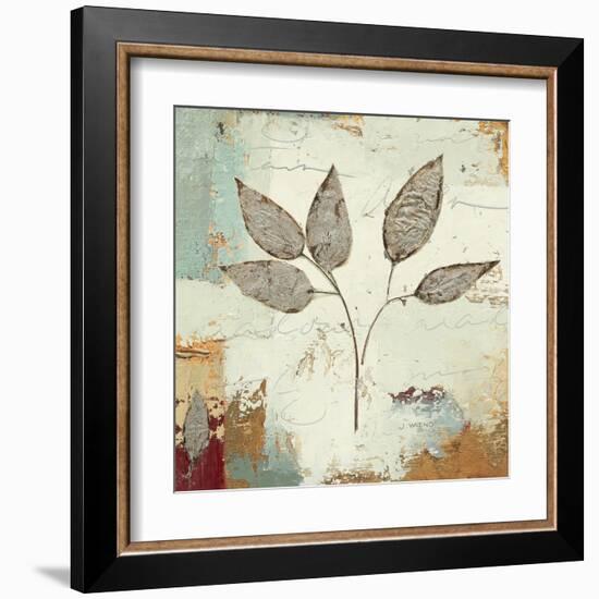 Silver Leaves III-James Wiens-Framed Art Print