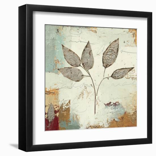 Silver Leaves III-James Wiens-Framed Art Print