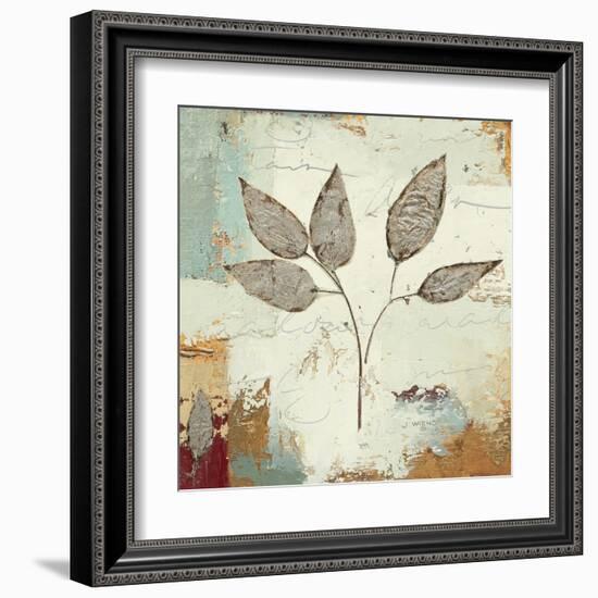 Silver Leaves III-James Wiens-Framed Art Print