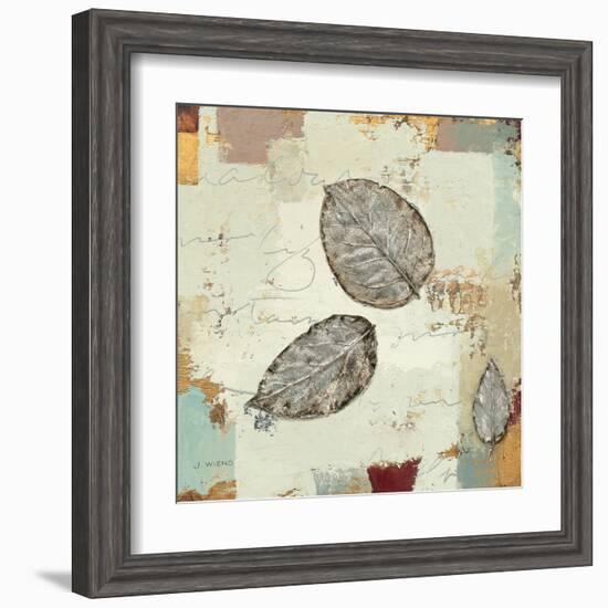 Silver Leaves IV-James Wiens-Framed Art Print