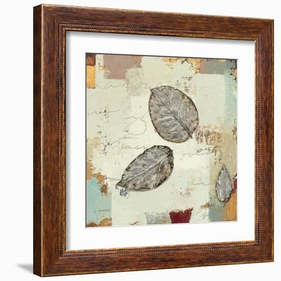 Silver Leaves IV-James Wiens-Framed Art Print