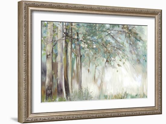 Silver Leaves-Allison Pearce-Framed Art Print