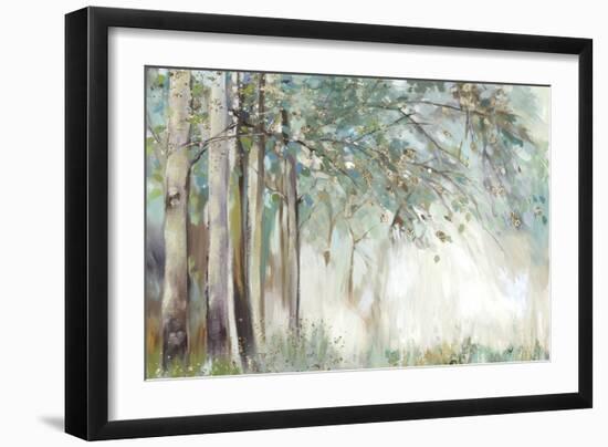 Silver Leaves-Allison Pearce-Framed Art Print