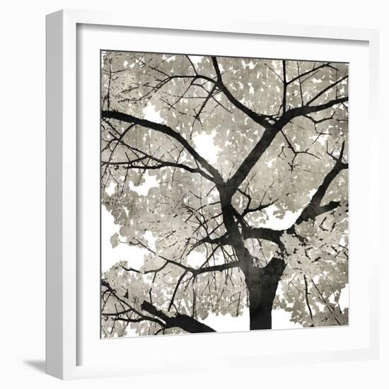 Silver Leaves-Kate Bennett-Framed Art Print