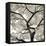 Silver Leaves-Kate Bennett-Framed Stretched Canvas