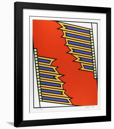 Silver Liner-Nicholas Krushenick-Framed Limited Edition