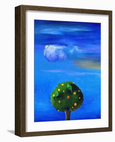 Silver Lining over the Orange Tree, 2012-Nancy Moniz-Framed Photographic Print