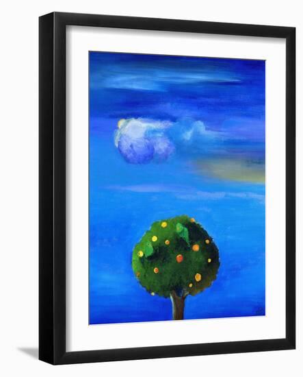 Silver Lining over the Orange Tree, 2012-Nancy Moniz-Framed Photographic Print