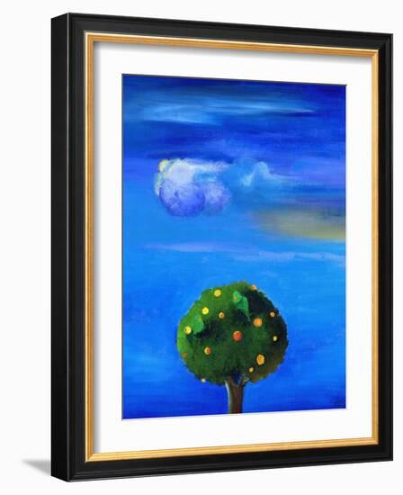 Silver Lining over the Orange Tree, 2012-Nancy Moniz-Framed Photographic Print