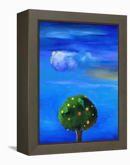 Silver Lining over the Orange Tree, 2012-Nancy Moniz-Framed Premier Image Canvas