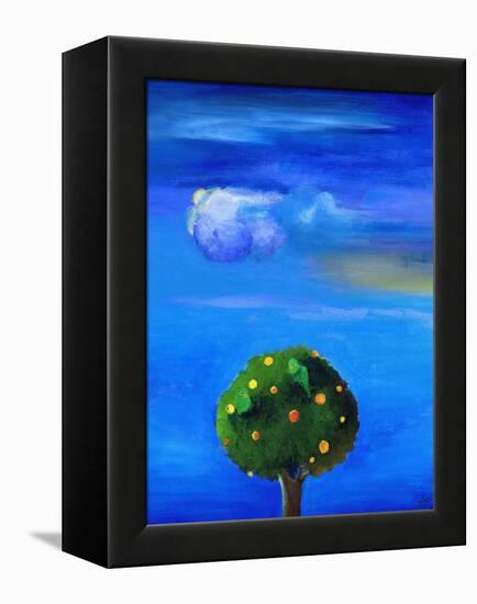 Silver Lining over the Orange Tree, 2012-Nancy Moniz-Framed Premier Image Canvas