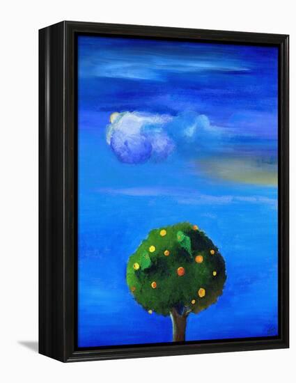 Silver Lining over the Orange Tree, 2012-Nancy Moniz-Framed Premier Image Canvas